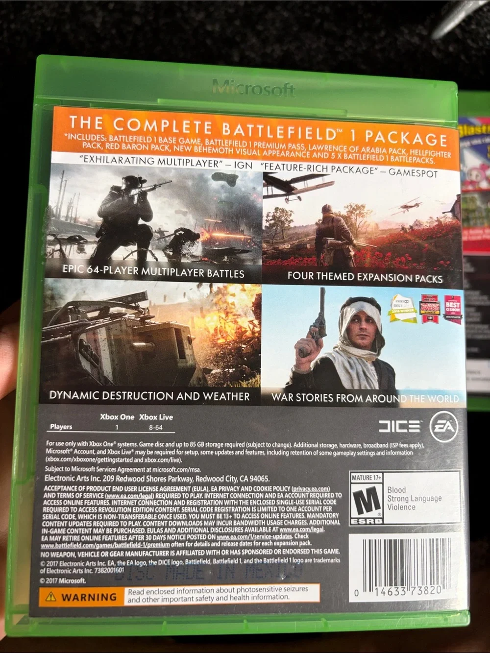 Battlefield 1 Revolution - Xbox One Green Case by EA